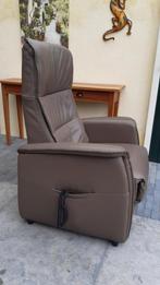 Sta-op relaxfauteuil, Huis en Inrichting, Fauteuils, Minder dan 75 cm, Leer, Zo goed als nieuw, 50 tot 75 cm