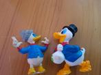 2 poppetjes, Donald Duck en oma Duck, Verzamelen, Ophalen of Verzenden, Donald Duck, Beeldje of Figuurtje