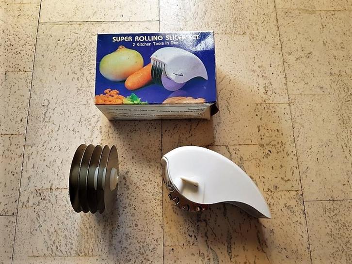 Super rollende snijmachine set. z.g.a.n., Huis en Inrichting, Keuken | Keukenbenodigdheden, Zo goed als nieuw, Ophalen of Verzenden