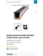 Aco Drain lijngoot polymeerbeton B125 - 130mm, Overige materialen, Overige typen, Nieuw, Ophalen of Verzenden