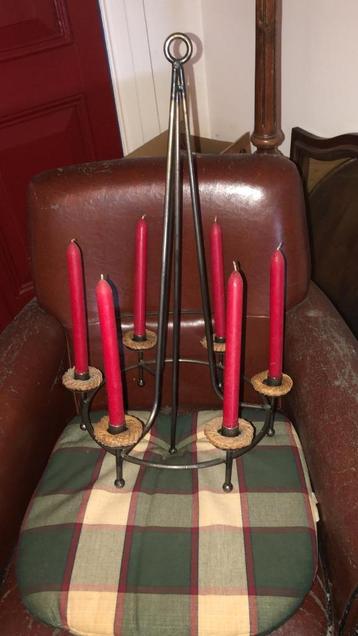 Vintage Kroonluchter incl. kaarsen