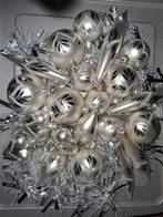 Grote set  oude glazen kerstballen, pegels, hartjes,druppels, Diversen, Kerst, Ophalen of Verzenden, Zo goed als nieuw