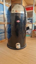 Wesco Kickboy Prullenbak 40L - Zwart, Zeer Goede Staat, Huis en Inrichting, Woonaccessoires | Prullenbakken, Met pedaal, 50 tot 75 cm
