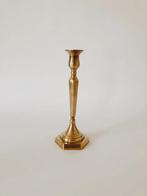 VINTAGE MESSING KANDELAAR | 25 CM, Antiek en Kunst, Antiek | Kandelaars, Ophalen of Verzenden, Koper of Brons
