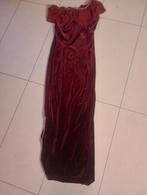 Elegante bordeauxrode avondjurk M, Maat 38/40 (M), Verzenden, Onbekend, Zo goed als nieuw