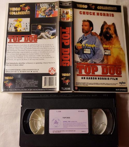 Chuck Norris Top Dog VHS Actie/Martial-Arts, Cd's en Dvd's, VHS | Film, Zo goed als nieuw, Actie en Avontuur, Vanaf 16 jaar, Ophalen of Verzenden