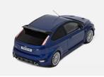 Ford Focus RS MK2 2009 blauw schaal 1/18 OTTO MOBILE OT1067, Verzenden, Nieuw, Auto, OttOMobile