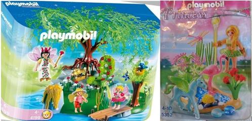Playmobil nr. 4199 Feeëntuin en 5352 Zomerfee Pegasusveulen, Kinderen en Baby's, Speelgoed | Playmobil, Zo goed als nieuw, Complete set