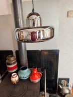 Hanglamp, sixties,zeventies, POP, Space Age, vintage, Gebruikt, Ophalen of Verzenden, Metaal, Minder dan 50 cm