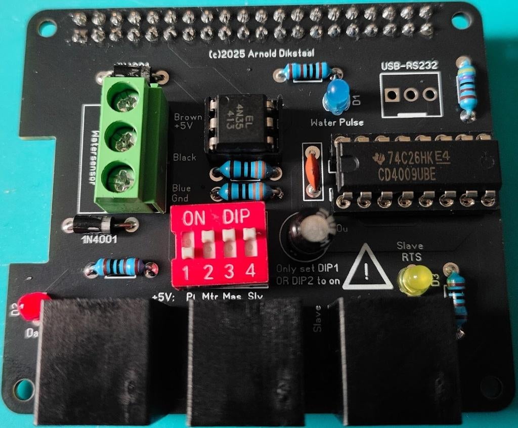 ZTATZ P1-monitor Watermeter Printplaat voor Raspberry Pi, Hobby en Vrije tijd, Ophalen of Verzenden