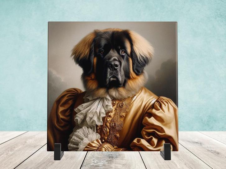 Barok Stijl - Leonberger tegel, Huis en Inrichting, Woonaccessoires | Overige, Nieuw, Verzenden