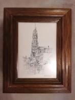 Pen tekening, Antiek en Kunst, Kunst | Tekeningen en Foto's, Ophalen of Verzenden