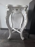 Barok tafel/zuil LIFESTYLE wit, hout, Ophalen, Zo goed als nieuw