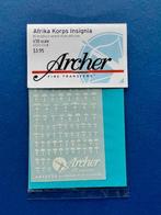 ARCHER	AR35500W	Afrika Korps/DAK palm insignias 	1/35, Hobby en Vrije tijd, Modelbouw | Figuren en Diorama's, Nieuw, 1:35 tot 1:50