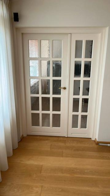 Te koop hardhouten dubbele deur beschikbaar voor biedingen