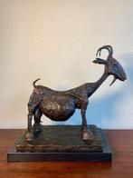 Bronzen Beeld Geit Picasso She Goat Gesigneerd Nummer, Ophalen of Verzenden