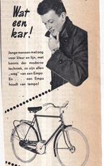 Retro reclame 1954 Empo Vorden fiets wat een kar, Ophalen of Verzenden