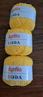 Katia Soda Garen - 3 Bollen Geel, Ophalen of Verzenden, Nieuw, Breien of Haken, Wol of Garen