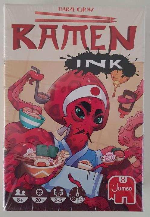 Ramen Ink, Hobby en Vrije tijd, Gezelschapsspellen | Bordspellen, Nieuw, Een of twee spelers, Drie of vier spelers, Vijf spelers of meer