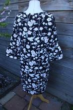 Jurk zwart bloem Opus mt 38 Winy flower Vaste prijs AANBIE, Kleding | Dames, Jurken, Maat 38/40 (M), Zwart, Ophalen of Verzenden