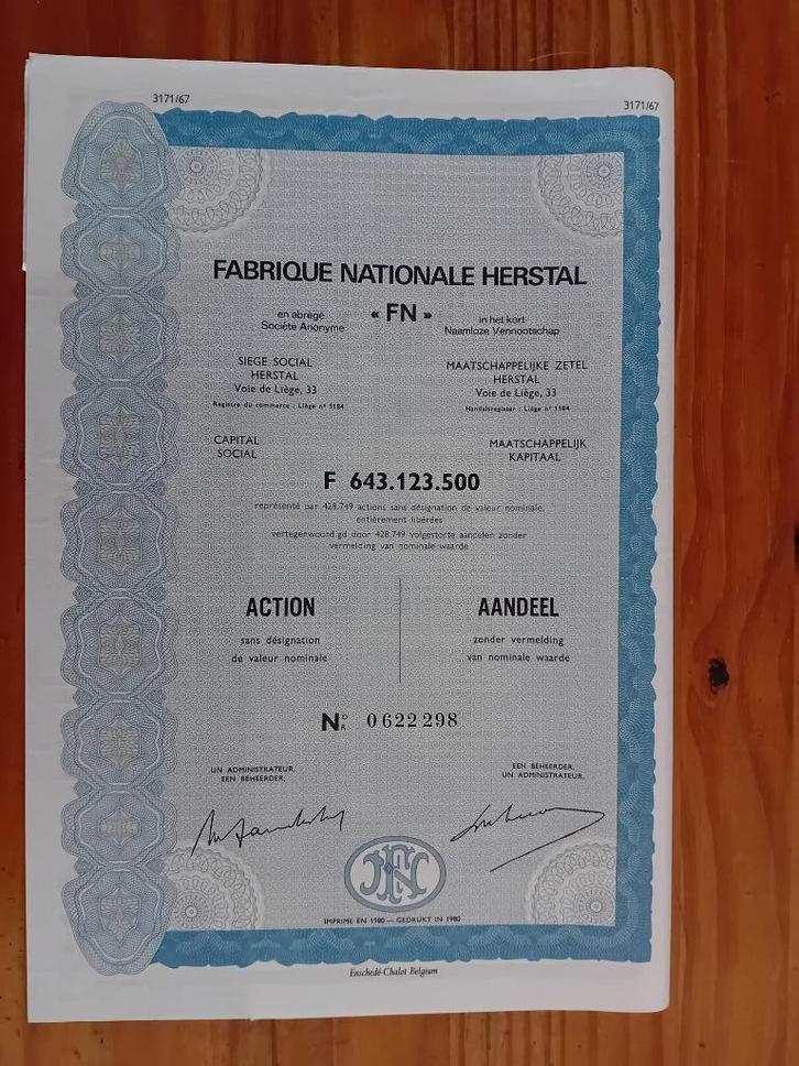 FN - Fabrique Nationale Herstal, Verzamelen, Militaria | Algemeen, Landmacht, Overige typen, Nederland, Ophalen of Verzenden