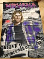 Grote vlag van Nirvana ca 94 x 136 cm Nieuw, Verzamelen, Muziek, Artiesten en Beroemdheden, Nieuw, Ophalen of Verzenden