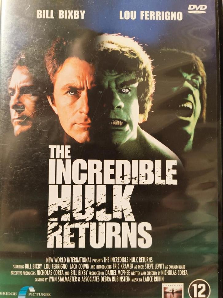 The Incredible Hulk Returns Dvd NL ZGAN, Cd's en Dvd's, Dvd's | Actie, Zo goed als nieuw, Vanaf 12 jaar, Ophalen of Verzenden