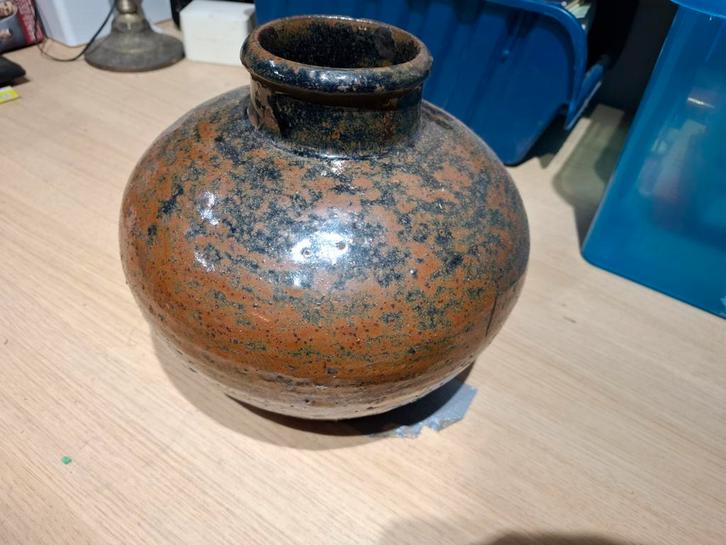 Vintage Aardewerk Pot, Antiek en Kunst, Antiek | Vazen, Ophalen of Verzenden