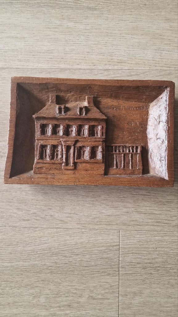 Houtsnijwerk, Huis en Inrichting, Woonaccessoires | Schilderijen, Tekeningen en Foto's, Ophalen of Verzenden, Minder dan 50 cm