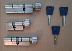 3 Mul-T-Lock 7x7 Cilindersloten Gelijksluitend SKG **Dubbel, Ophalen of Verzenden, Gebruikt, Overige materialen, Slot