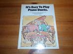 It's easy to play piano duets, Ophalen of Verzenden, Zo goed als nieuw, Artiest of Componist, Piano