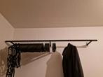 Industriële kledingstang 195 bij 31- exlusief hangers, Ophalen of Verzenden, Nieuw, Metaal, Wandkapstok
