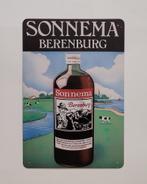 Sonnema Berenburg fles reclamebord van metaal wandbord deco, Reclamebord, Info@deconoord.nl, Deco Noord, Nieuw