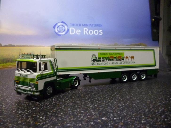 Tekno Scania 141 Daniel Morin met certificaat, Hobby en Vrije tijd, Modelauto's | 1:50, Nieuw, Bus of Vrachtwagen, Tekno, Verzenden