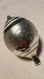 Vintage antieke kerstbal, zilver pegel, Ophalen of Verzenden, Zo goed als nieuw