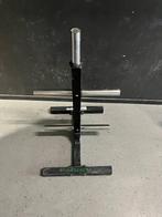 Tunturi schijven opbergsysteem twee lagen| Weight plate rack, Sport en Fitness, Ophalen of Verzenden, Gebruikt, Metaal, Crosstrainer