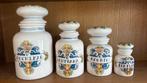 Set van 4 makkum apothekers potten, Antiek en Kunst, Antiek | Keukenbenodigdheden, Ophalen of Verzenden