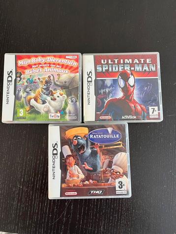 Nitendo ds spellen 3 stuks  beschikbaar voor biedingen