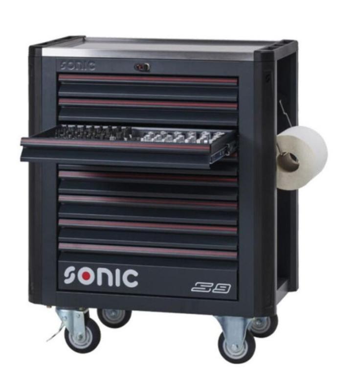 SONIC NEXT S9 gereedschapswagen 384-delig | GRATIS VERZENDIN, Auto diversen, Autogereedschap, Nieuw, Ophalen of Verzenden