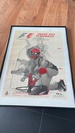 Formule 1 Grand Prix Monaco 2002 Poster, Rechthoekig Staand, Met lijst, Ophalen of Verzenden, Zo goed als nieuw