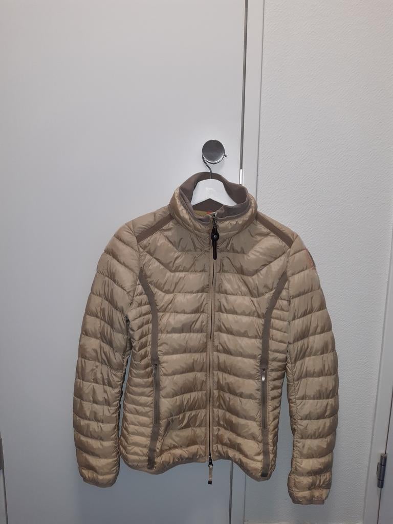 Parajumpers Geena Dames jas Mt. M, Maat 38/40 (M), Beige, Gedragen, Parajumpers
