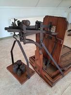 Antieke houten, metalen weegschaal, Antiek en Kunst, Antiek | Gereedschap en Instrumenten, Ophalen