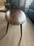 Brown wooden table - Living room (99%mango tree and 1% iron), Minder dan 50 cm, Vintage - mango tree wood, 100 tot 150 cm, Gebruikt