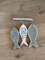Houten decoratie van vissen, Huis en Inrichting, Ophalen of Verzenden, Zo goed als nieuw
