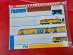 NS TREINEN BOEKJE A4, Verzamelen, Spoorwegen en Tramwegen, Ophalen of Verzenden, Zo goed als nieuw, Trein, Kaart of Prent