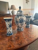 Delfts Blauwe Set: Vazen & Pot, Antiek en Kunst, Ophalen