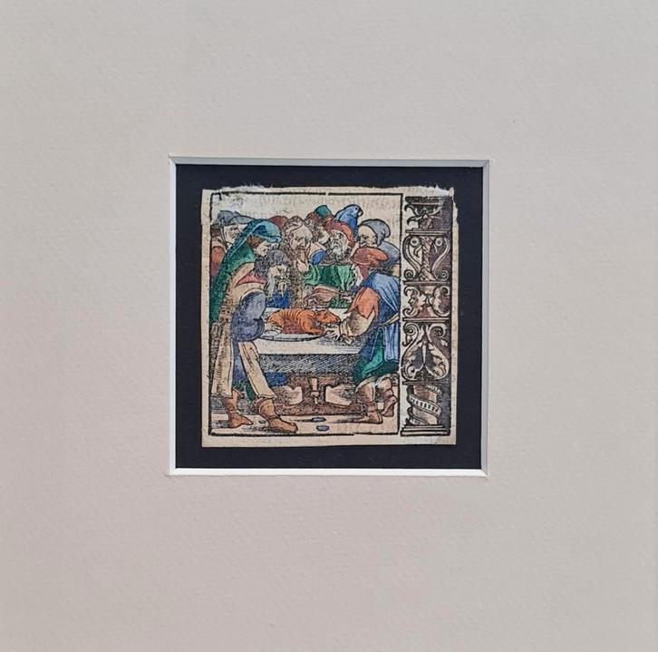 16e eeuw, gravure Duitsjand, vroegnieuwhoogduits, Antiek en Kunst, Kunst | Litho's en Zeefdrukken, Ophalen of Verzenden