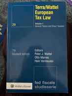 European Tax Law - Terra en Watt, Boeken, Ophalen of Verzenden, Zo goed als nieuw