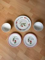 Servies Jet ter Steege “Strawberry”, Ophalen of Verzenden, Zo goed als nieuw, Bord(en), Overige stijlen