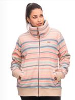 RAGWEAR Plussize vegan zip vest trui roze fleece RYLIE mt 50, Nieuw, Trui of Vest, Ragwear, Ophalen of Verzenden